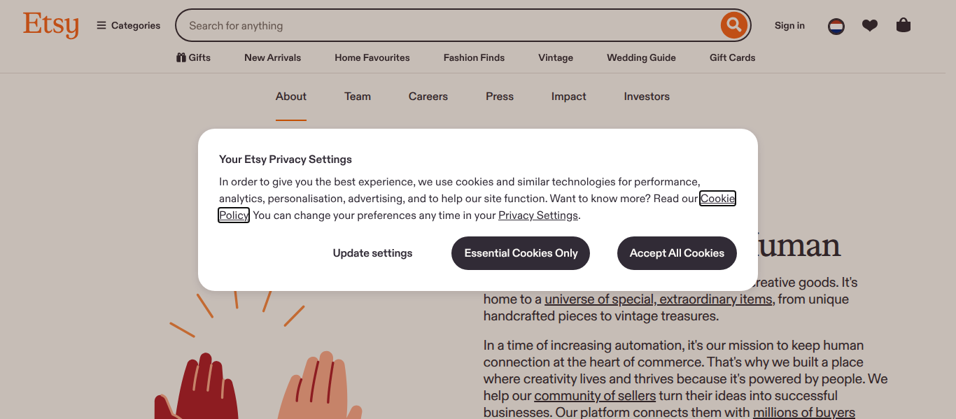 About Etsy: Keep Commerce Human
